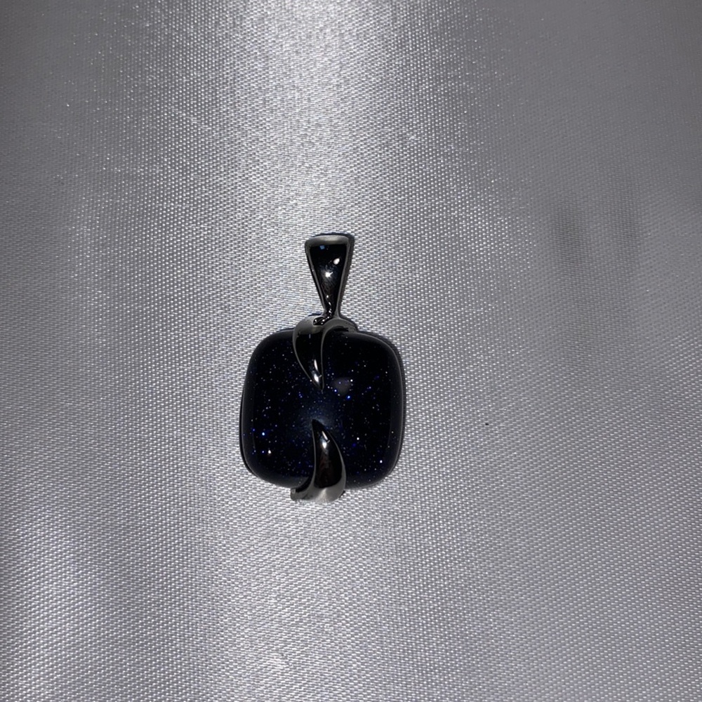Lia Sophia blackberry genuine goldstone pendant slide 51548